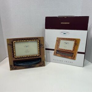 TROUT LAKE Collection canoe boat picture frame cottage decor lake decor gift